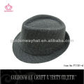 Western Formal Fedora F1151 chapeau de feutre chaud en hiver de flanelle mélanger la couleur pour le commerce de gros